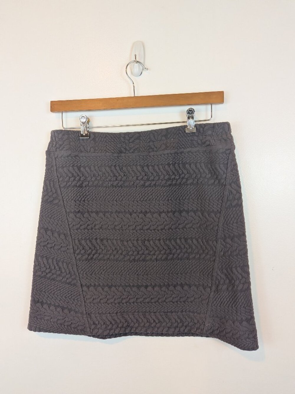 Prana Mauve Macee Pull-On Mini Skirt, Sz M